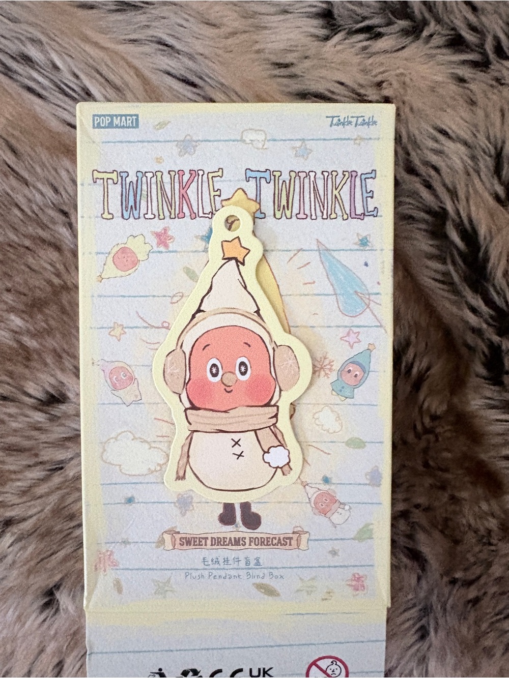 Pop Mart Twinkle Twinkle Snowman Plush Pendant NEW w/ Card & Box